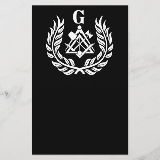 Freemasonsymbool Flyer (Achterkant)