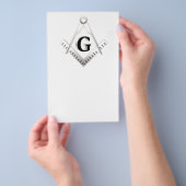 Freemasonsymbool Flyer (Hand)