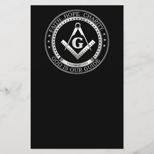 Freemasonsymbool Flyer (Voorkant)