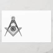 Freemasonsymbool Flyer (Voorkant)