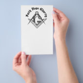 Freemasonsymbool Flyer (Hand)