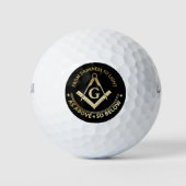 Freemasonsymbool Golfballen (Voorkant)