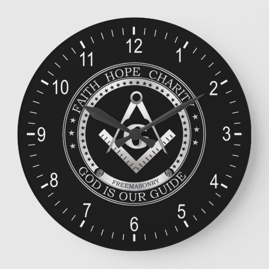 Freemasonsymbool Grote Klok (Voorkant)