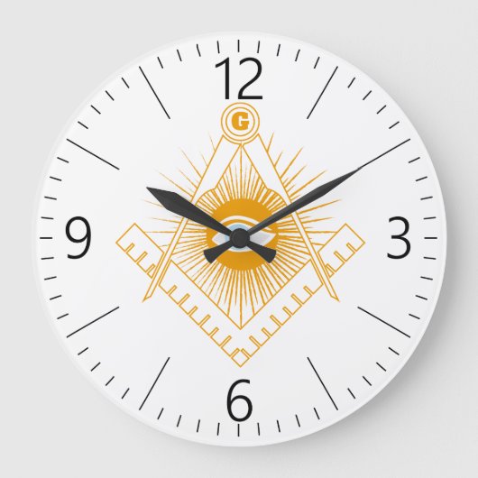 Freemasonsymbool Grote Klok (Voorkant)