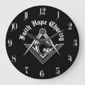 Freemasonsymbool Grote Klok (Voorkant)