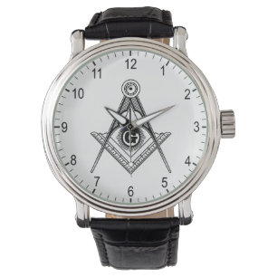 Freemasonsymbool Horloge