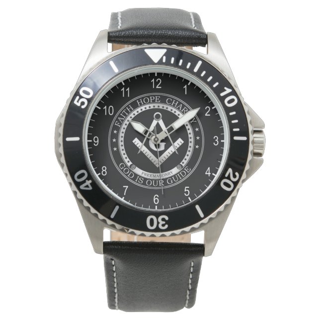 Freemasonsymbool Horloge (Voorkant)