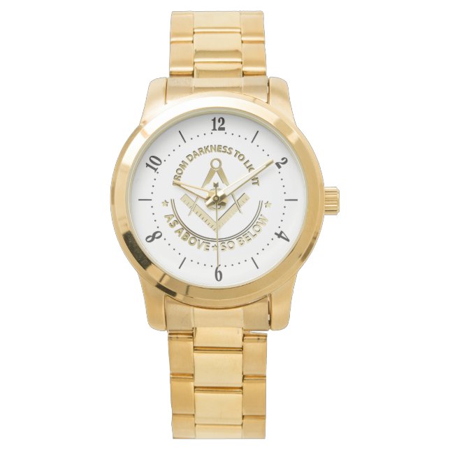 Freemasonsymbool Horloge (Voorkant)