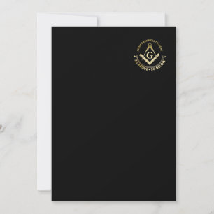 Freemasonsymbool Kaart