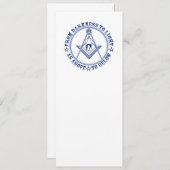 Freemasonsymbool Kaart (Voorkant / Achterkant)