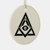 Freemasonsymbool Keramisch Ornament (Rechts)