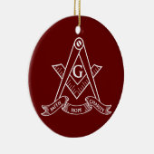 Freemasonsymbool Keramisch Ornament (Rechts)