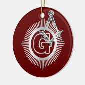 Freemasonsymbool Keramisch Ornament (Links)