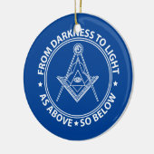 Freemasonsymbool Keramisch Ornament (Links)