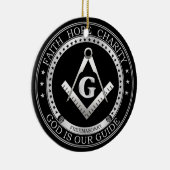 Freemasonsymbool Keramisch Ornament (Rechts)