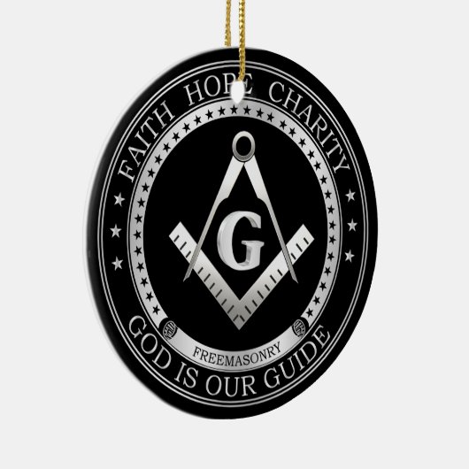 Freemasonsymbool Keramisch Ornament (Rechts)