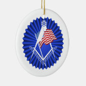 Freemasonsymbool Keramisch Ornament (Rechts)