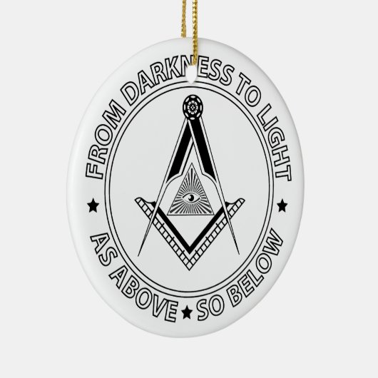 Freemasonsymbool Keramisch Ornament (Rechts)
