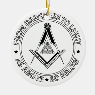 Freemasonsymbool Keramisch Ornament