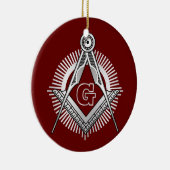 Freemasonsymbool Keramisch Ornament (Rechts)