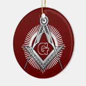 Freemasonsymbool Keramisch Ornament (Links)