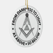 Freemasonsymbool Keramisch Ornament (Rechts)