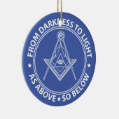 Freemasonsymbool Keramisch Ornament (Rechts)