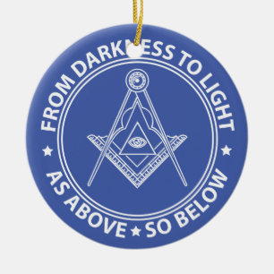 Freemasonsymbool Keramisch Ornament