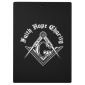 Freemasonsymbool Klembord (Achterkant)