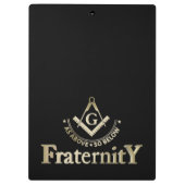 Freemasonsymbool Klembord (Achterkant)