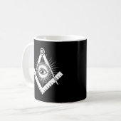 Freemasonsymbool Koffiemok (Voorkant links)