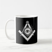 Freemasonsymbool Koffiemok (Links)
