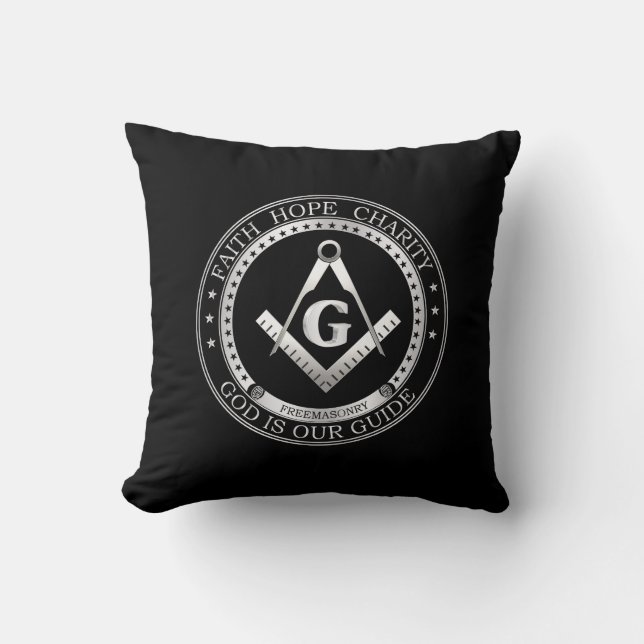Freemasonsymbool Kussen (Voorkant)