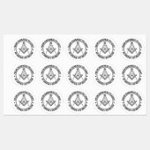 Freemasonsymbool Labels (Vel)