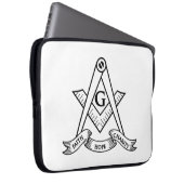 Freemasonsymbool Laptop Sleeve (Voorkant Rechts)
