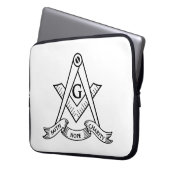 Freemasonsymbool Laptop Sleeve (Voorkant Links)