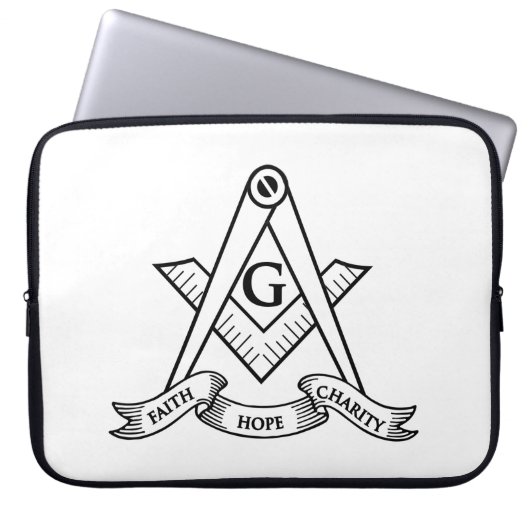 Freemasonsymbool Laptop Sleeve (Voorkant)