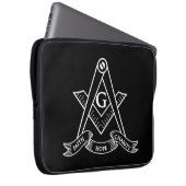 Freemasonsymbool Laptop Sleeve (Voorkant Rechts)