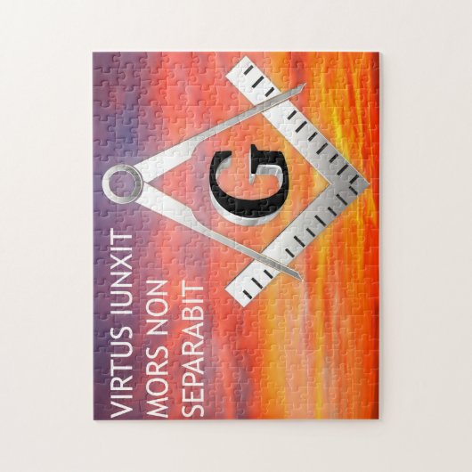 Freemasonsymbool Legpuzzel (Verticaal)