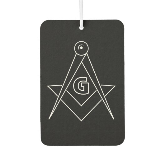 Freemasonsymbool Luchtverfrisser (Voorkant)