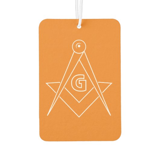 Freemasonsymbool Luchtverfrisser (Achterkant)