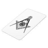 Freemasonsymbool Magneet (Linkerzijde)