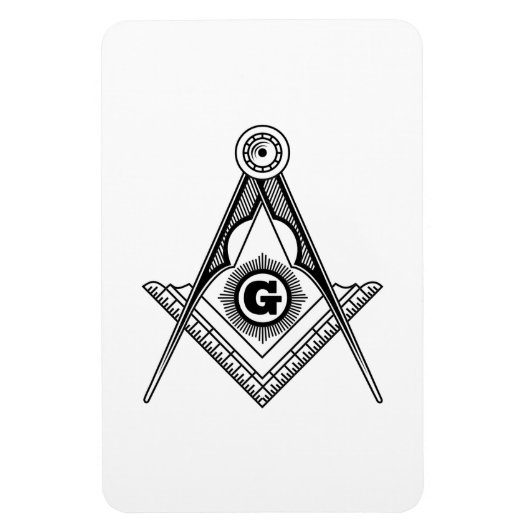 Freemasonsymbool Magneet (Verticaal)