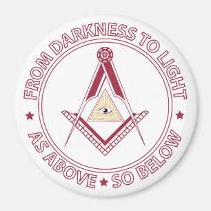 Freemasonsymbool Magneet