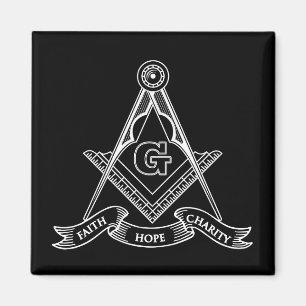 Freemasonsymbool Magneet