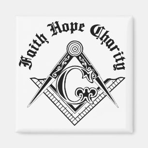 Freemasonsymbool Magneet