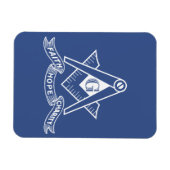 Freemasonsymbool Magneet (Horizontaal)