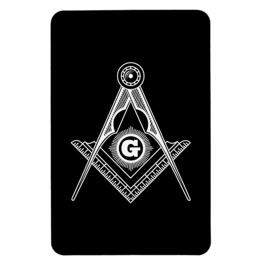 Freemasonsymbool Magneet (Verticaal)
