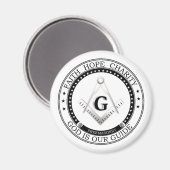 Freemasonsymbool Magneet (Voorkant / Achterkant)