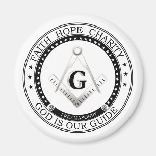 Freemasonsymbool Magneet